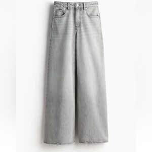 H&M Light Gray Flare Jeans